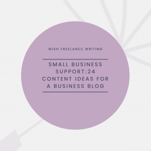 24 Content Ideas for your Business Blog