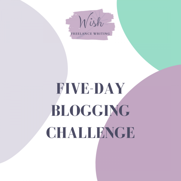 Five-day blogging challenge