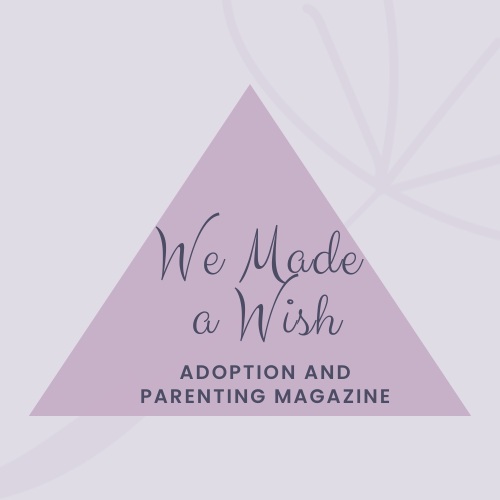 We Made a wish adoption magazine. We Made a Wish's logo
