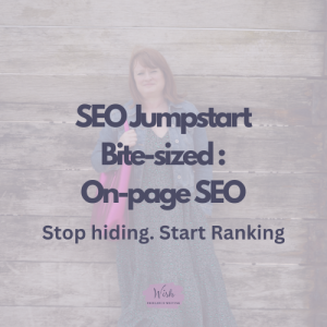 SEO Jumpstart Bite-sized: On-page SEO
